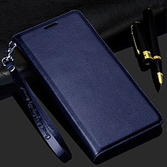 Coque Portefeuille Livre Cuir Etui Clapet T01 pour Samsung Galaxy S20 Plus 5G Bleu