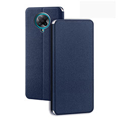 Coque Portefeuille Livre Cuir Etui Clapet T01 pour Xiaomi Poco F2 Pro Bleu