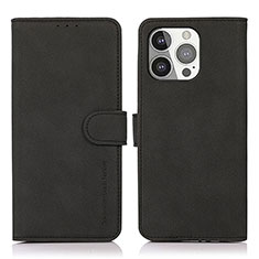 Coque Portefeuille Livre Cuir Etui Clapet T02 pour Apple iPhone 13 Pro Noir