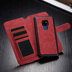 Coque Portefeuille Livre Cuir Etui Clapet T02 pour Huawei Mate 20 Rouge