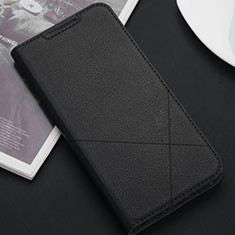 Coque Portefeuille Livre Cuir Etui Clapet T02 pour Huawei Nova 5 Noir