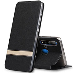 Coque Portefeuille Livre Cuir Etui Clapet T02 pour Huawei Nova 5i Noir