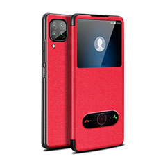 Coque Portefeuille Livre Cuir Etui Clapet T02 pour Huawei Nova 6 SE Rouge
