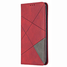 Coque Portefeuille Livre Cuir Etui Clapet T02 pour Huawei Nova Lite 3 Plus Rouge