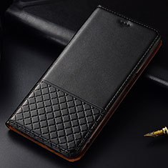 Coque Portefeuille Livre Cuir Etui Clapet T02 pour OnePlus 7T Pro Noir