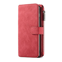 Coque Portefeuille Livre Cuir Etui Clapet T02 pour Samsung Galaxy S10 Rouge