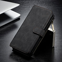 Coque Portefeuille Livre Cuir Etui Clapet T02 pour Samsung Galaxy S10e Noir