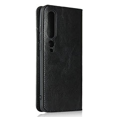 Coque Portefeuille Livre Cuir Etui Clapet T02 pour Xiaomi Mi 10 Noir