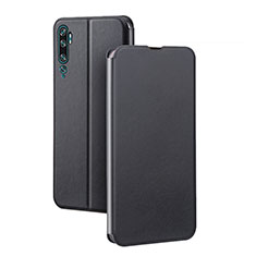 Coque Portefeuille Livre Cuir Etui Clapet T02 pour Xiaomi Mi Note 10 Noir