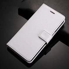 Coque Portefeuille Livre Cuir Etui Clapet T02 pour Xiaomi Redmi Note 8 (2021) Blanc
