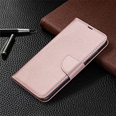 Coque Portefeuille Livre Cuir Etui Clapet T02 pour Xiaomi Redmi Note 9 Or Rose