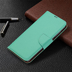 Coque Portefeuille Livre Cuir Etui Clapet T02 pour Xiaomi Redmi Note 9 Vert