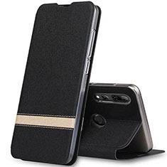 Coque Portefeuille Livre Cuir Etui Clapet T03 pour Huawei Honor 20E Noir