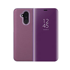Coque Portefeuille Livre Cuir Etui Clapet T03 pour Huawei Mate 20 Lite Violet
