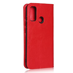 Coque Portefeuille Livre Cuir Etui Clapet T03 pour Huawei P Smart (2020) Rouge