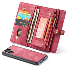 Coque Portefeuille Livre Cuir Etui Clapet T03 pour Huawei P30 Pro New Edition Rouge