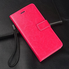 Coque Portefeuille Livre Cuir Etui Clapet T03 pour Oppo RX17 Pro Rose Rouge