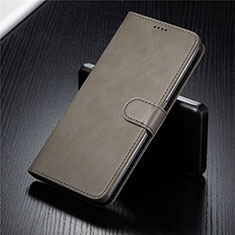 Coque Portefeuille Livre Cuir Etui Clapet T03 pour Samsung Galaxy A80 Gris