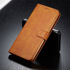 Coque Portefeuille Livre Cuir Etui Clapet T03 pour Samsung Galaxy A90 4G Orange
