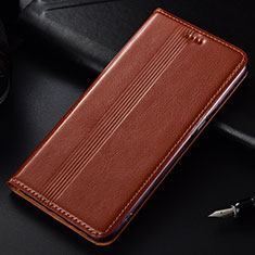 Coque Portefeuille Livre Cuir Etui Clapet T03 pour Samsung Galaxy Note 10 Plus 5G Orange