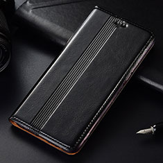 Coque Portefeuille Livre Cuir Etui Clapet T03 pour Samsung Galaxy Note 10 Plus Noir
