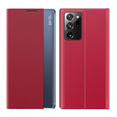 Coque Portefeuille Livre Cuir Etui Clapet T03 pour Samsung Galaxy Note 20 Ultra 5G Rouge