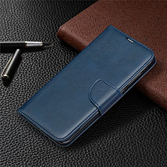 Coque Portefeuille Livre Cuir Etui Clapet T03 pour Xiaomi Redmi Note 9 Bleu