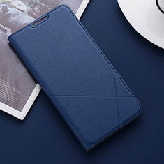 Coque Portefeuille Livre Cuir Etui Clapet T04 pour Huawei Honor 20 Lite Bleu