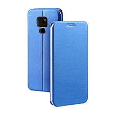 Coque Portefeuille Livre Cuir Etui Clapet T04 pour Huawei Mate 20 X 5G Bleu