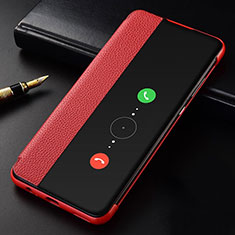 Coque Portefeuille Livre Cuir Etui Clapet T04 pour Huawei Mate 30 5G Rouge