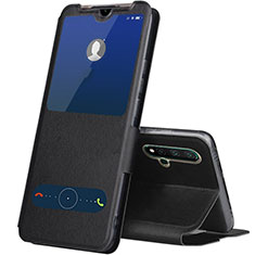Coque Portefeuille Livre Cuir Etui Clapet T04 pour Huawei Nova 5 Pro Noir