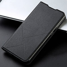 Coque Portefeuille Livre Cuir Etui Clapet T04 pour Huawei P30 Noir