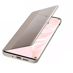 Coque Portefeuille Livre Cuir Etui Clapet T04 pour Huawei P30 Pro New Edition Or