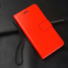 Coque Portefeuille Livre Cuir Etui Clapet T04 pour Oppo RX17 Neo Rouge