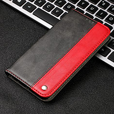 Coque Portefeuille Livre Cuir Etui Clapet T04 pour Samsung Galaxy Note 10 Rouge