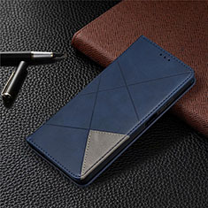 Coque Portefeuille Livre Cuir Etui Clapet T04 pour Xiaomi Mi 10i 5G Bleu