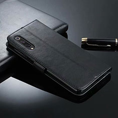 Coque Portefeuille Livre Cuir Etui Clapet T04 pour Xiaomi Mi A3 Noir