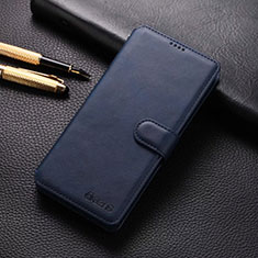 Coque Portefeuille Livre Cuir Etui Clapet T04 pour Xiaomi Redmi Note 8 Pro Bleu