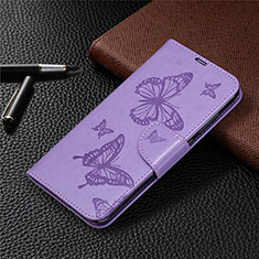 Coque Portefeuille Livre Cuir Etui Clapet T04 pour Xiaomi Redmi Note 9 Violet
