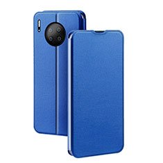 Coque Portefeuille Livre Cuir Etui Clapet T05 pour Huawei Mate 30 5G Bleu