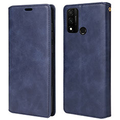 Coque Portefeuille Livre Cuir Etui Clapet T05 pour Huawei P Smart (2020) Bleu
