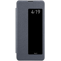 Coque Portefeuille Livre Cuir Etui Clapet T05 pour Huawei P30 Pro New Edition Bleu