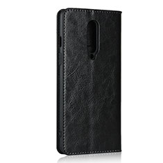 Coque Portefeuille Livre Cuir Etui Clapet T05 pour OnePlus 8 Noir