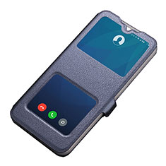 Coque Portefeuille Livre Cuir Etui Clapet T05 pour Oppo R17 Pro Bleu
