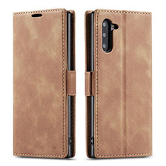 Coque Portefeuille Livre Cuir Etui Clapet T05 pour Samsung Galaxy Note 10 Orange