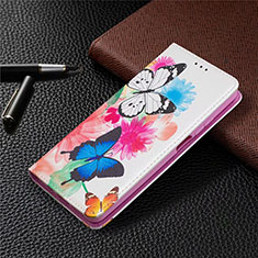 Coque Portefeuille Livre Cuir Etui Clapet T05 pour Xiaomi Mi 10T Lite 5G Blanc