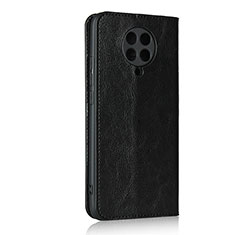 Coque Portefeuille Livre Cuir Etui Clapet T05 pour Xiaomi Poco F2 Pro Noir