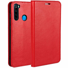 Coque Portefeuille Livre Cuir Etui Clapet T05 pour Xiaomi Redmi Note 8 Rouge