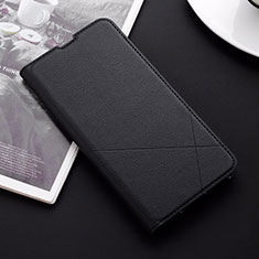 Coque Portefeuille Livre Cuir Etui Clapet T06 pour Huawei Honor View 20 Noir