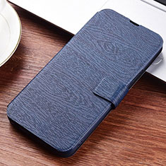 Coque Portefeuille Livre Cuir Etui Clapet T06 pour Huawei P30 Lite Bleu